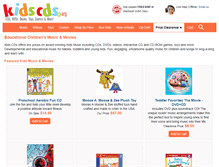 Tablet Screenshot of kidscds.org